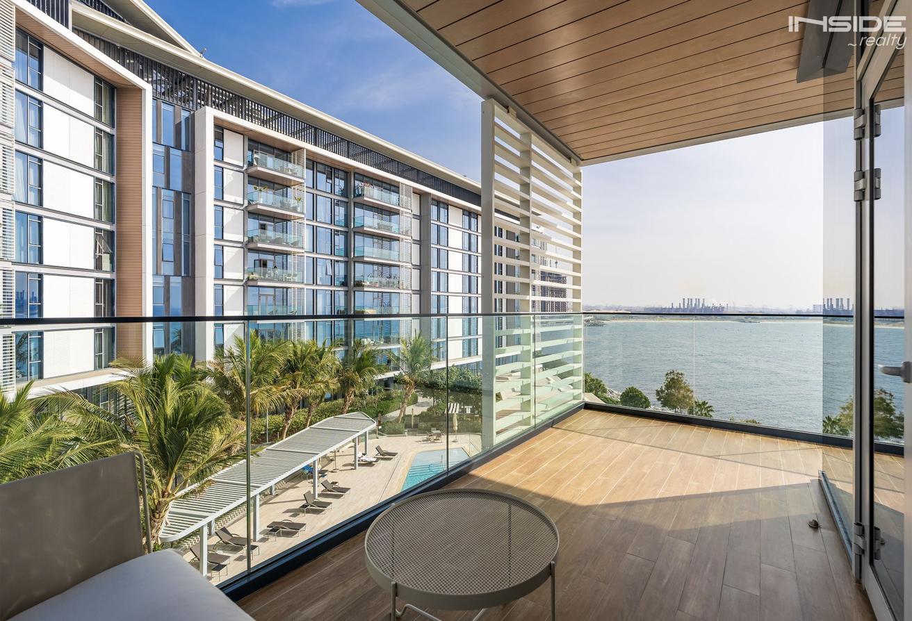 Full Sea View | Corner 2BR+Maids | Full Furnished photo 14