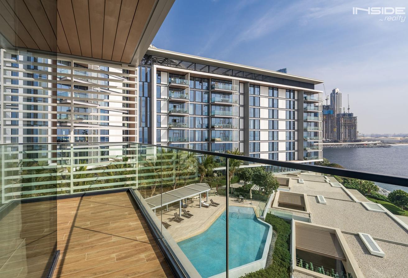 Full Sea View | Corner 2BR+Maids | Full Furnished photo 11