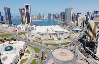 Apartment - 1 Bedroom - 2 Bathrooms for rent in New Al Taawun Road - Al Taawun - Sharjah
