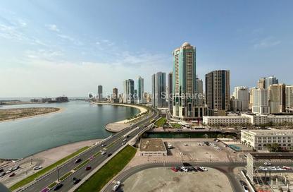 Apartment - 2 Bedrooms - 3 Bathrooms for rent in Al Ghazal Tower - Al Khan Lagoon - Al Khan - Sharjah Apartment - 2 Bedrooms - 3 Bathrooms for rent in Al Ghazal Tower - Al Khan Lagoon - Al Khan - Sharjah