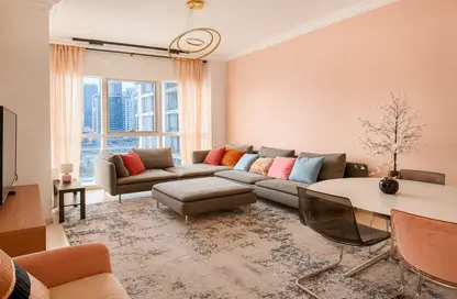 Apartment - 1 Bedroom - 2 Bathrooms for rent in MAG 214 - JLT Cluster R - Jumeirah Lake Towers - Dubai Apartment - 1 Bedroom - 2 Bathrooms for rent in MAG 214 - JLT Cluster R - Jumeirah Lake Towers - Dubai
