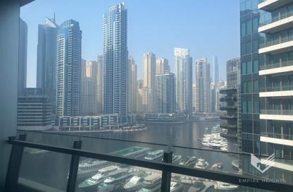 Apartment - 1 Bedroom - 2 Bathrooms for rent in Silverene Tower B - Silverene - Dubai Marina - Dubai