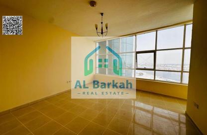 شقة - غرفة نوم - 2 حمامات للايجار في أورينت تاور 1 - أورينت تاور - البستان - عجمان