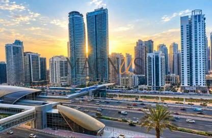 Apartment - 1 - 1 for rent in Global Lake View - JLT Cluster E - Jumeirah Lake Towers - Dubai