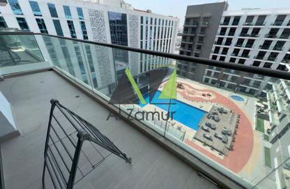 Apartment - 1 - 2 for rent in Laya Heights - Dubai Studio City - Dubai