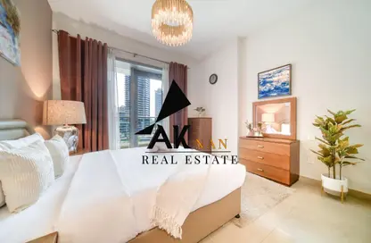 شقة - 2 غرف نوم - 3 حمامات للايجار في برج التألق 2 - أبراج البريق - دبي مارينا - دبي