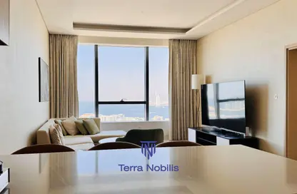 شقة - غرفة نوم - 2 حمامات للايجار في برج النخيل - نخلة جميرا - دبي