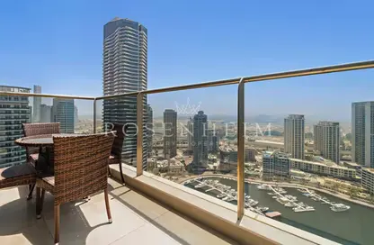 Apartment - 1 Bedroom - 2 Bathrooms for rent in Sparkle Tower 1 - Sparkle Towers - Dubai Marina - Dubai