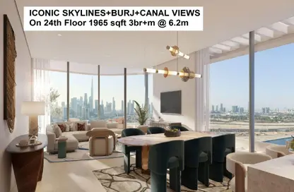 Apartment - 3 Bedrooms - 4 Bathrooms for sale in Artistry One Residences - Dubai Design District - Dubai