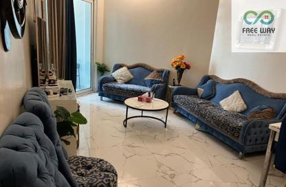 Apartment - 1 Bedroom - 2 Bathrooms for rent in Oasis Tower - Al Rashidiya 1 - Al Rashidiya - Ajman