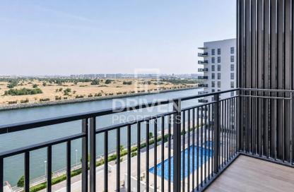 Apartment - Studio - 1 Bathroom for rent in Waters Edge - Yas Island - Abu Dhabi