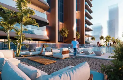 Apartment - 2 Bedrooms - 3 Bathrooms for sale in Al Ghaf Tower - Al Khan - Sharjah