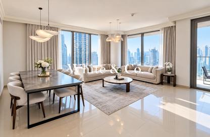 Apartment - 2 - 3 for rent in Boulevard Point - Downtown Dubai - Dubai