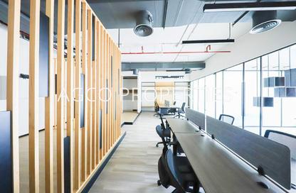 Office Space - Studio - 1 Bathroom for rent in The Prime Tower - Business Bay - Dubai
