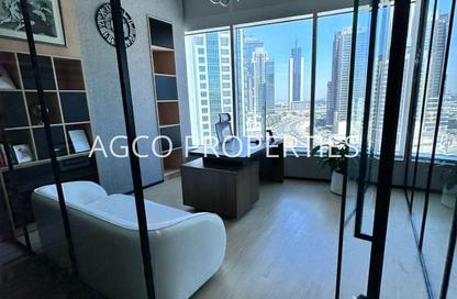 Office Space - Studio - 1 Bathroom for rent in The Prime Tower - Business Bay - Dubai