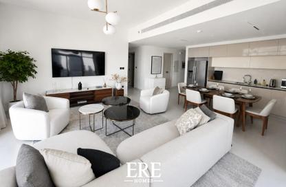 شقة - 3 غرف نوم - 3 حمامات للايجار في برج Marina Vista 1 - مارينا فيستا - إعمار بيتشفرونت - دبي هاربور - دبي