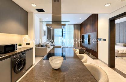 Apartment - 1 - 2 for rent in Aumary Residence - Meydan Avenue - Meydan - Dubai