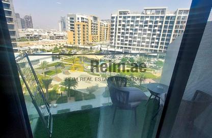 Apartment - Studio - 1 Bathroom for rent in Azizi Riviera 1 - Azizi Riviera - Meydan One - Meydan - Dubai