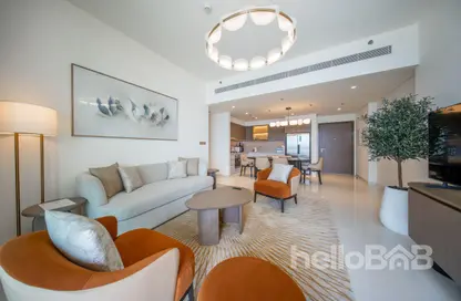 شقة - 2 غرف نوم - 2 حمامات للايجار في جراند بلو تاور 2 - إعمار بيتشفرونت - دبي هاربور - دبي