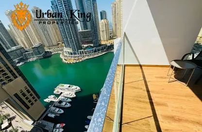 شقة - 2 غرف نوم - 3 حمامات للايجار في دبي مارينا مون - دبي مارينا - دبي