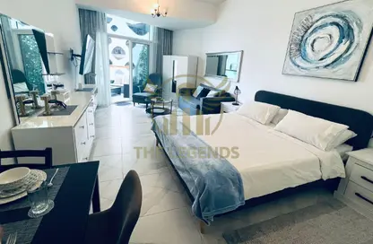 شقة - 1 حمام للايجار في ميلينيوم بن غاطي ريزيدنسز - الخليج التجاري - دبي