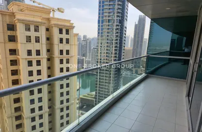 Apartment - 2 Bedrooms - 3 Bathrooms for rent in Al Fattan Marine Tower - Al Fattan Marine Towers - Jumeirah Beach Residence - Dubai