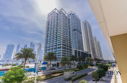 شقة - غرفة نوم - 2 حمامات للايجار في جراند بلو تاور 1 - إعمار بيتشفرونت - دبي هاربور - دبي