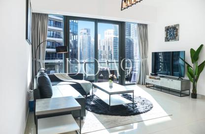 Apartment - 1 - 2 for rent in Silverene Tower B - Silverene - Dubai Marina - Dubai
