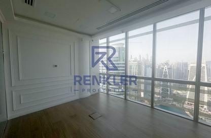 Office Space - Studio - 1 Bathroom for rent in Almas Tower - Jumeirah Lake Towers - Dubai