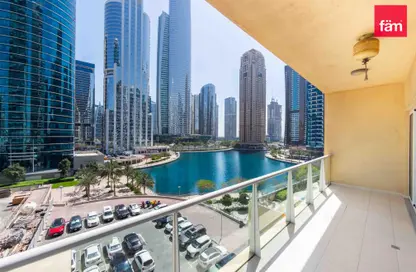 شقة - غرفة نوم - 2 حمامات للايجار في ليك فيو - (JLT) مجمع B - أبراج بحيرات الجميرا - دبي