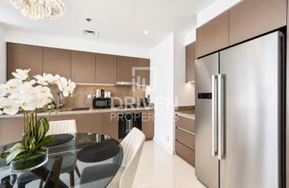 Apartment - 2 - 2 for rent in Beach Isle Tower 1 - Beach Isle - Emaar Beachfront - Dubai Harbour - Dubai
