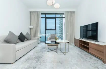 شقة - غرفة نوم - 2 حمامات للايجار في برج Marina Vista 1 - مارينا فيستا - إعمار بيتشفرونت - دبي هاربور - دبي