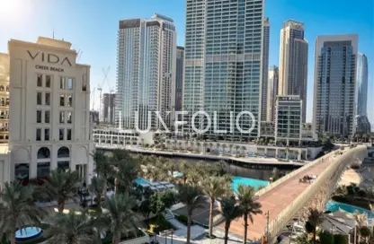 شقة - 3 غرف نوم - 4 حمامات للايجار في لوتس في كريك بيتش مبنى 3 - لوتس في كريك بيتش - جريك بيتش - مرسى خور دبي - دبي