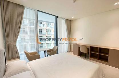 Apartment - Studio - 1 for rent in Binghatti Ghost - Dubai Healthcare City 2 - Al Jaddaf - Dubai Apartment - Studio - 1 for rent in Binghatti Ghost - Dubai Healthcare City 2 - Al Jaddaf - Dubai