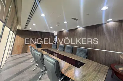Office Space - Studio - 4 Bathrooms for rent in The Prism - Business Bay - Dubai