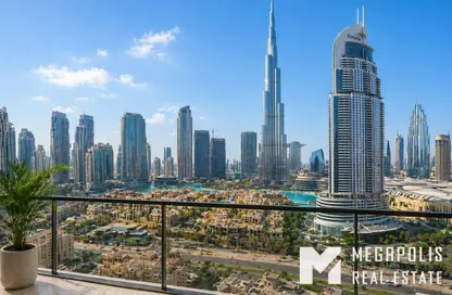 شقة - 2 غرف نوم - 2 حمامات للايجار في برج رويال - وسط مدينة دبي - دبي