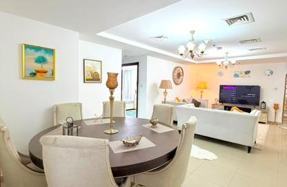 Apartment - 2 Bedrooms - 2 Bathrooms for rent in Beach Tower 2 - Al Khan Lagoon - Al Khan - Sharjah