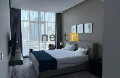Apartment - Studio - 1 Bathroom for rent in Damac Maison Prive A - Damac Maison Prive - Business Bay - Dubai