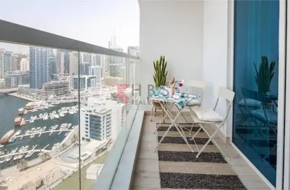Apartment - Studio - 1 Bathroom for rent in Studio One - Dubai Marina - Dubai