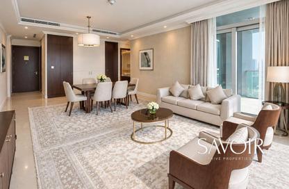 Apartment - 3 - 3 for rent in The Address Residence Fountain Views 3 - The Address Residence Fountain Views - Downtown Dubai - Dubai
