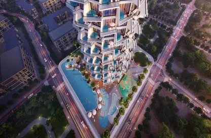 شقة - غرفة نوم - 1 حمام للايجار في بن غاطي رويال - منطقة 18 - قرية جميرا الدائرية - دبي