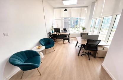 Office Space - Studio - 1 Bathroom for rent in Clover Bay Tower - Business Bay - Dubai