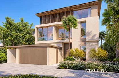 Villa - 5 - 7 for sale in Beach Collection Frond D - Beach Collection - Palm Jebel Ali - Dubai