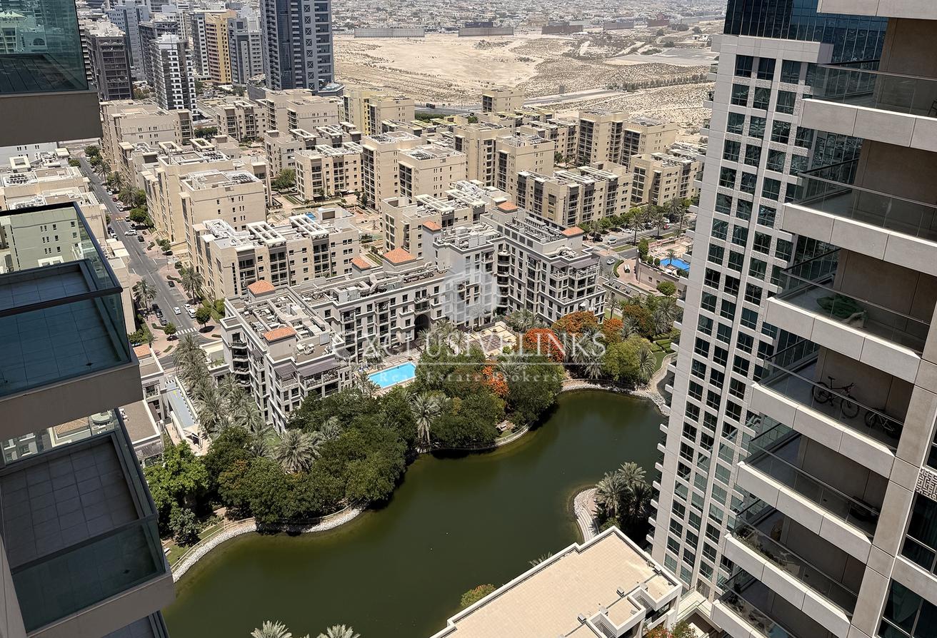 Golf & Canal Views | High Floor | Upgraded photo 14