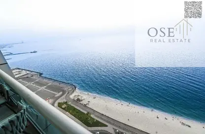 Apartment - 1 Bedroom - 2 Bathrooms for sale in Corniche Tower - Ajman Corniche Road - Ajman