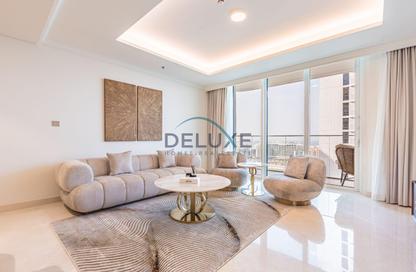 Apartment - 1 - 1 for rent in Palace Beach Residence Tower 1 - Palace Beach Residence - Emaar Beachfront - Dubai Harbour - Dubai