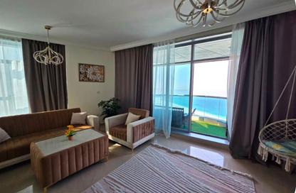 Apartment - 2 Bedrooms - 3 Bathrooms for rent in Corniche Tower - Ajman Corniche Road - Ajman