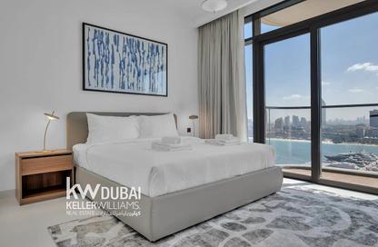 شقة - 2 غرف نوم - 2 حمامات للبيع في برج Marina Vista 1 - مارينا فيستا - إعمار بيتشفرونت - دبي هاربور - دبي