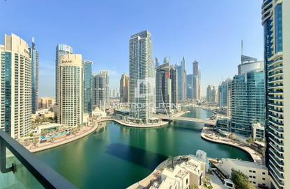 Apartment - 1 - 2 for rent in LIV Waterside - Dubai Marina - Dubai