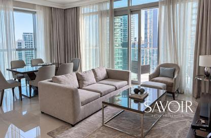 Apartment - 2 - 3 for rent in The Address Residence Fountain Views 2 - The Address Residence Fountain Views - Downtown Dubai - Dubai